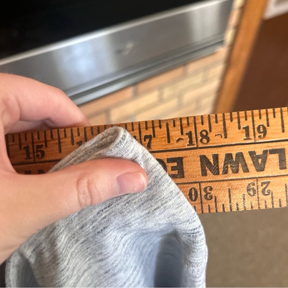 Gap Fit Leggings Women’s Heathered Gray Performance Cotton Athletic Workout XL - Picture 6 of 7